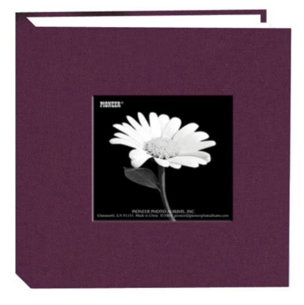 Pioneer 4x6 Natural Colors Cloth Frame Album, color BLUE, NEW